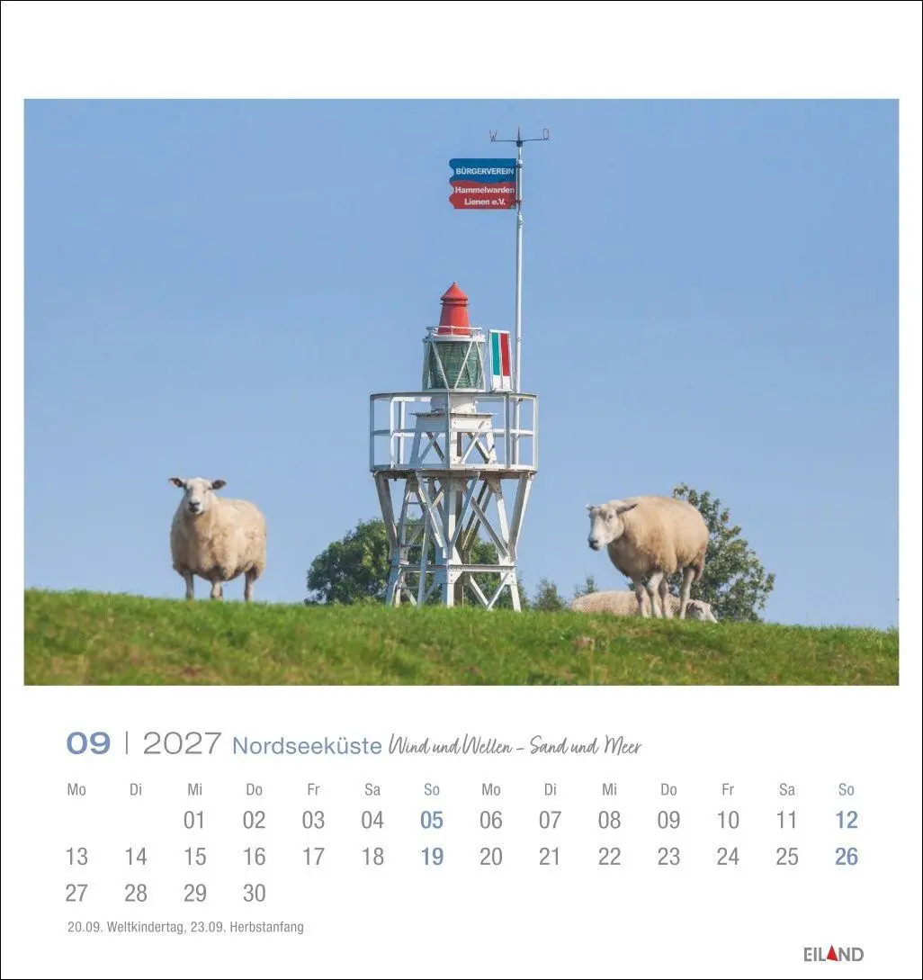 Bild: 9783964024244 | Nordseeküste Postkartenkalender 2027 - Wind und Wellen - Sand und Meer