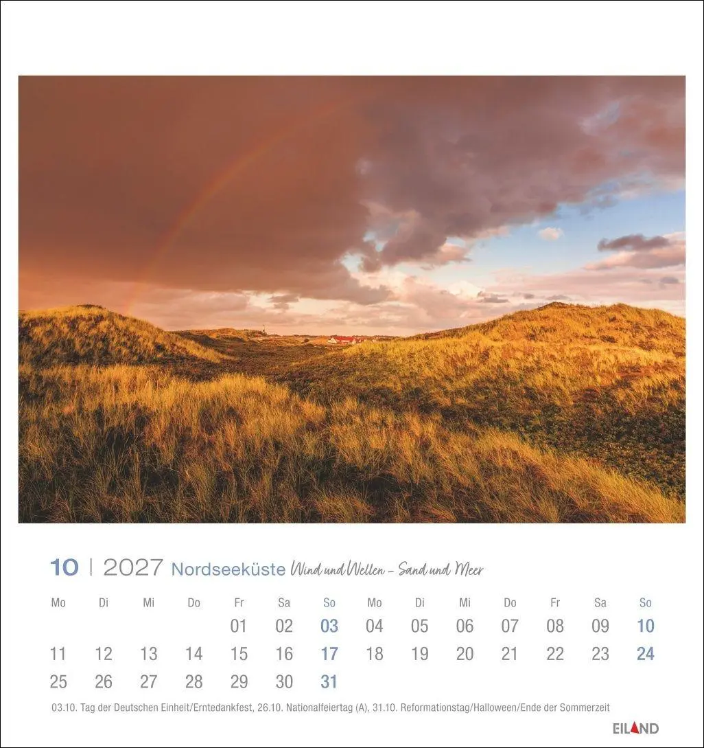 Bild: 9783964024244 | Nordseeküste Postkartenkalender 2027 - Wind und Wellen - Sand und Meer