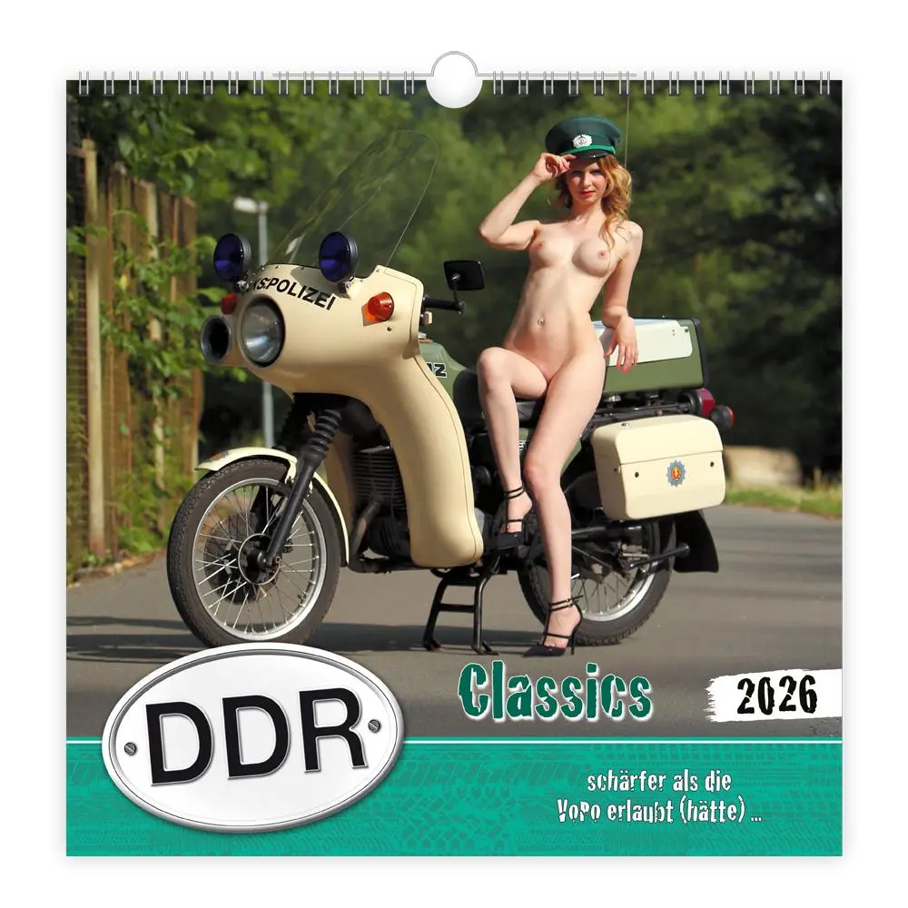 Cover: 9783988024244 | Trötsch Erotikkalender DDR Classics 2026 schärfer als die VOPO...