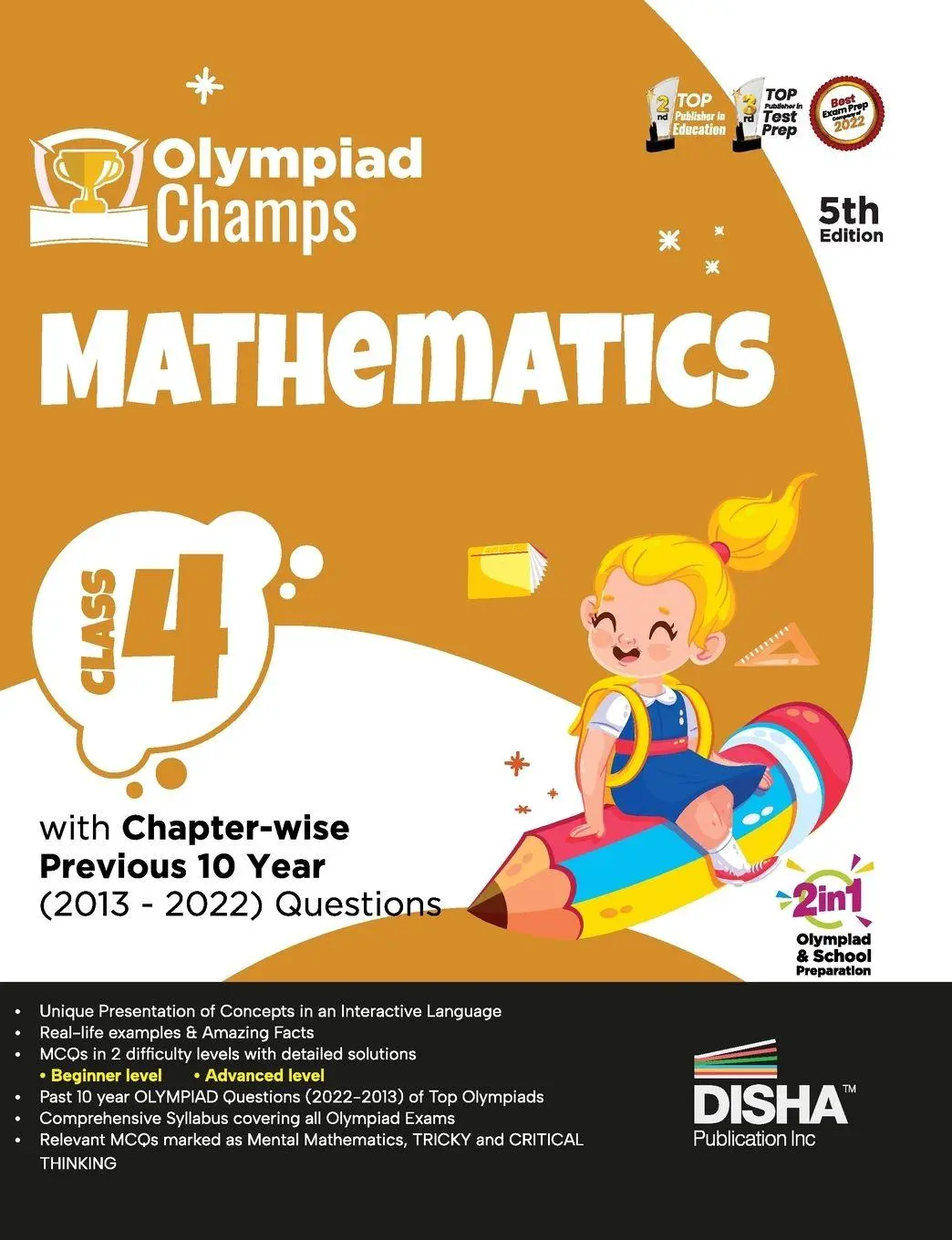 Cover: 9789355644244 | Olympiad Champs Mathematics Class 4 with Chapter-wise Previous 10...