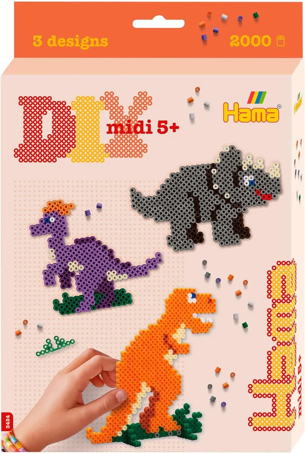 Cover: 28178034344 | HAMA B?gelperlen - 2000 DINO | Deutsch | 2014 | HAMA | EAN 28178034344