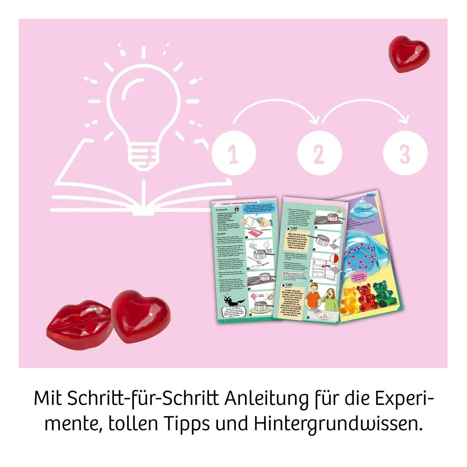 Bild: 4002051654344 | Fun Science Fruchtgummi-Labor Love &amp; Hearts | Experimentierkasten