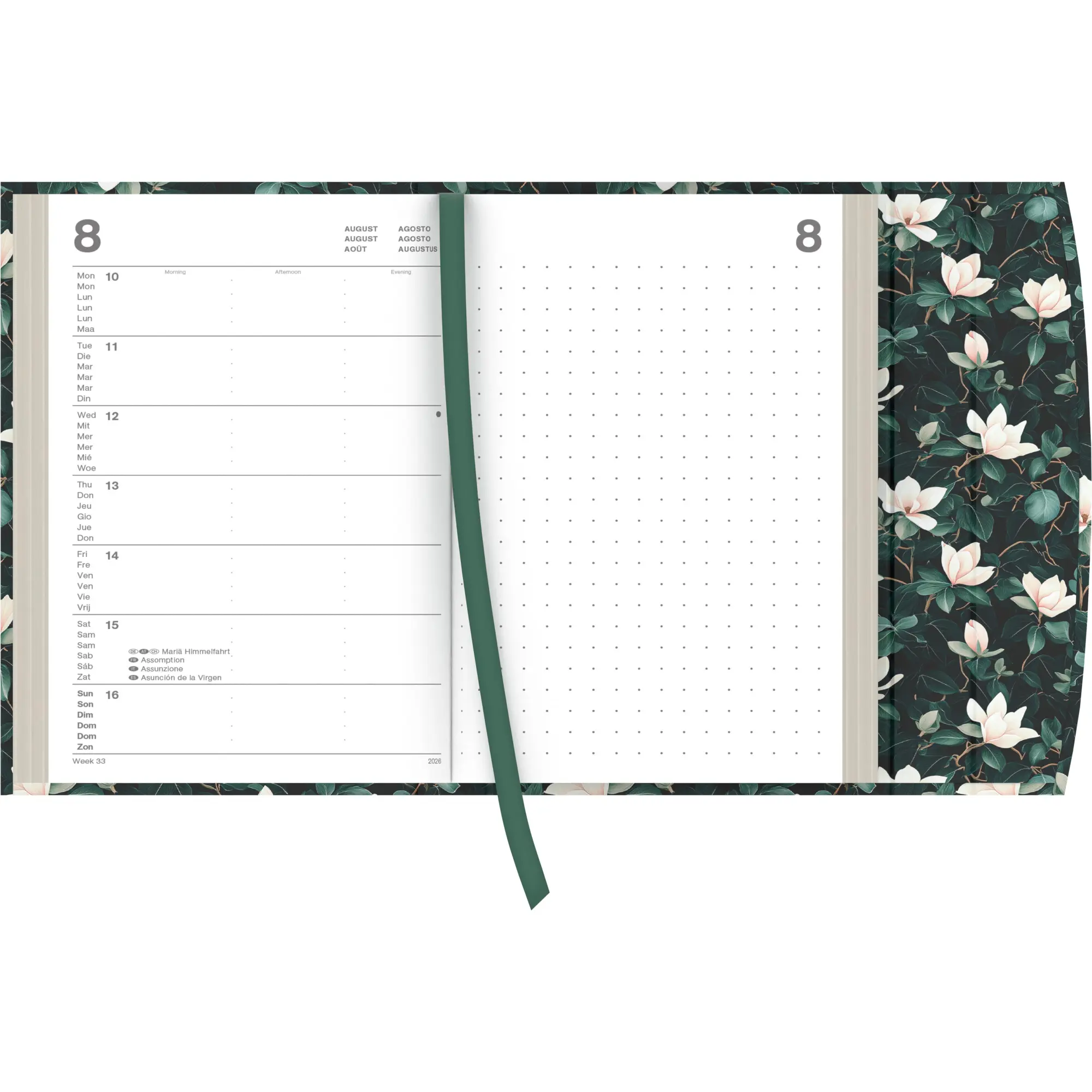 Bild: 4069095004344 | Dark Flowers 2026 - Diary - Buchkalender - Taschenkalender - 10x15