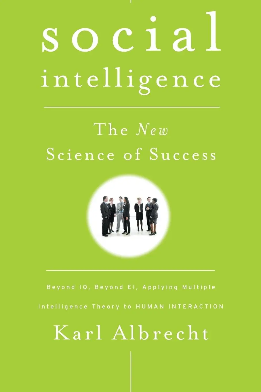 Cover: 9780470444344 | Social Intelligence | The New Science of Success | Karl Albrecht