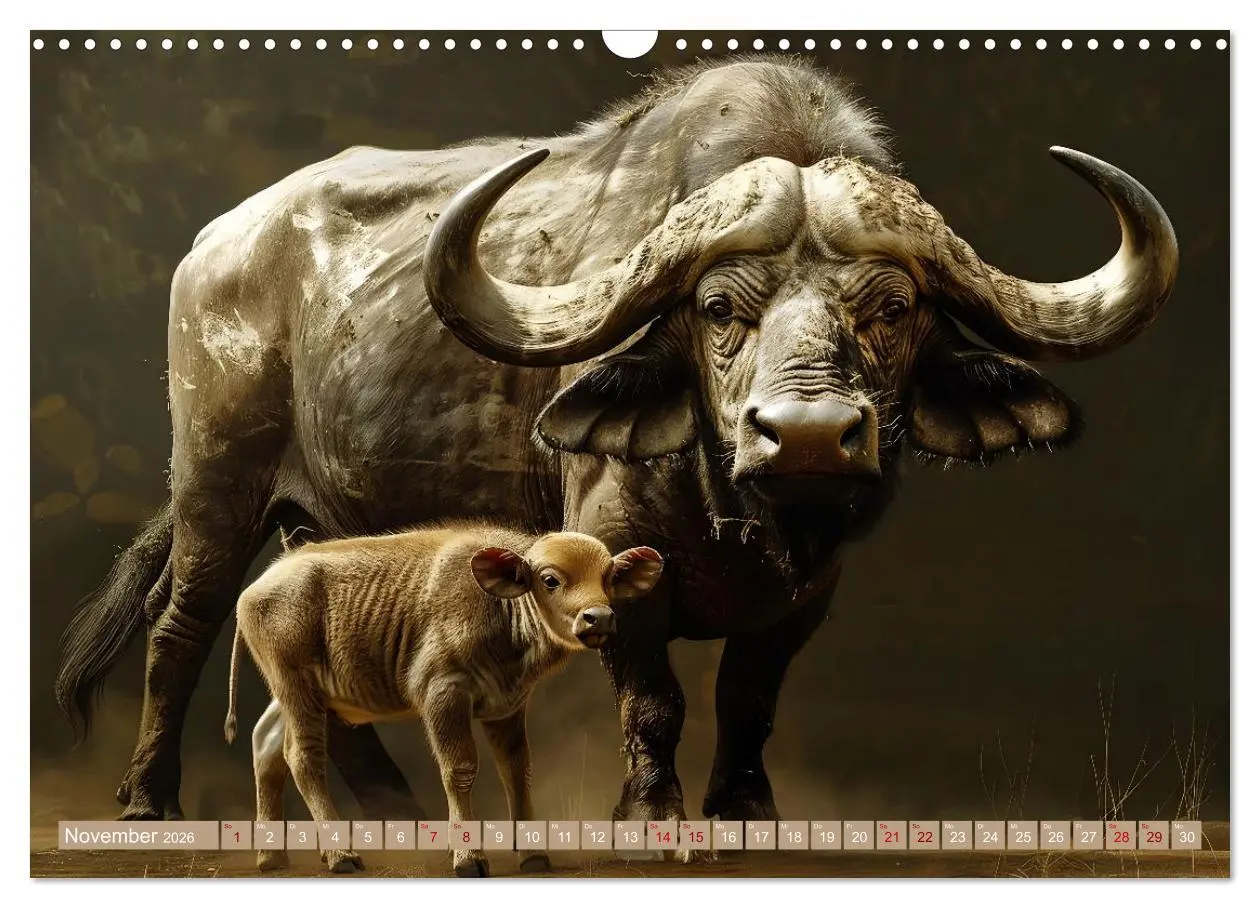 Bild: 9783457444344 | Tierkinder des Südens (Wandkalender 2026 DIN A3 quer), CALVENDO...