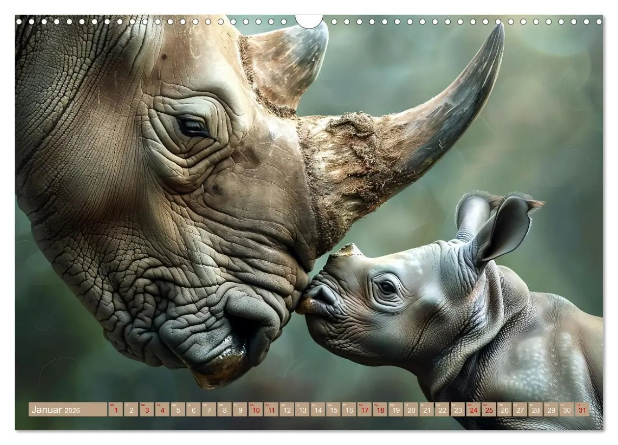 Bild: 9783457444344 | Tierkinder des Südens (Wandkalender 2026 DIN A3 quer), CALVENDO...