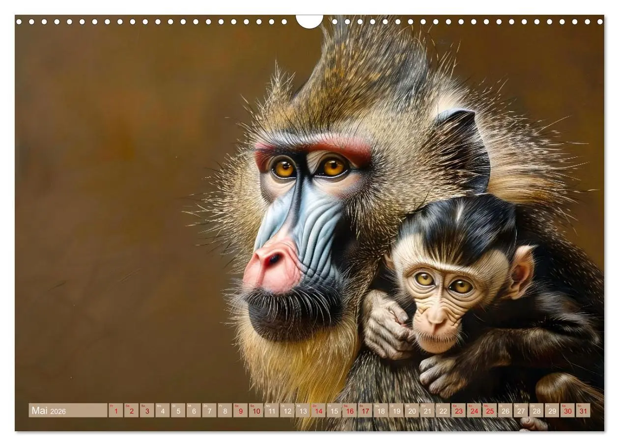 Bild: 9783457444344 | Tierkinder des Südens (Wandkalender 2026 DIN A3 quer), CALVENDO...