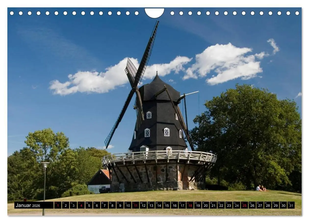 Bild: 9783516224344 | Windmühlen in Europa (Wandkalender 2026 DIN A4 quer), CALVENDO...