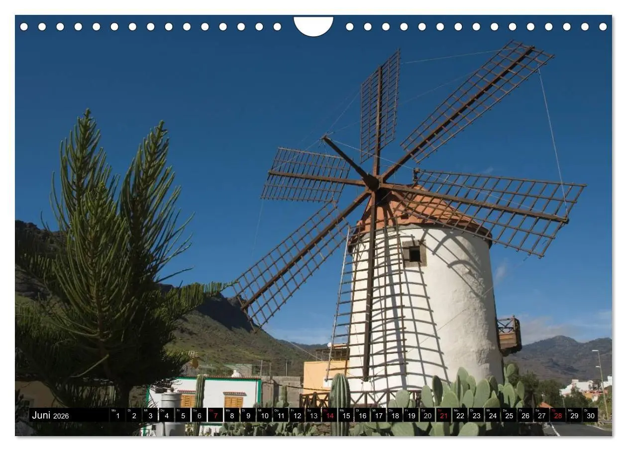 Bild: 9783516224344 | Windmühlen in Europa (Wandkalender 2026 DIN A4 quer), CALVENDO...