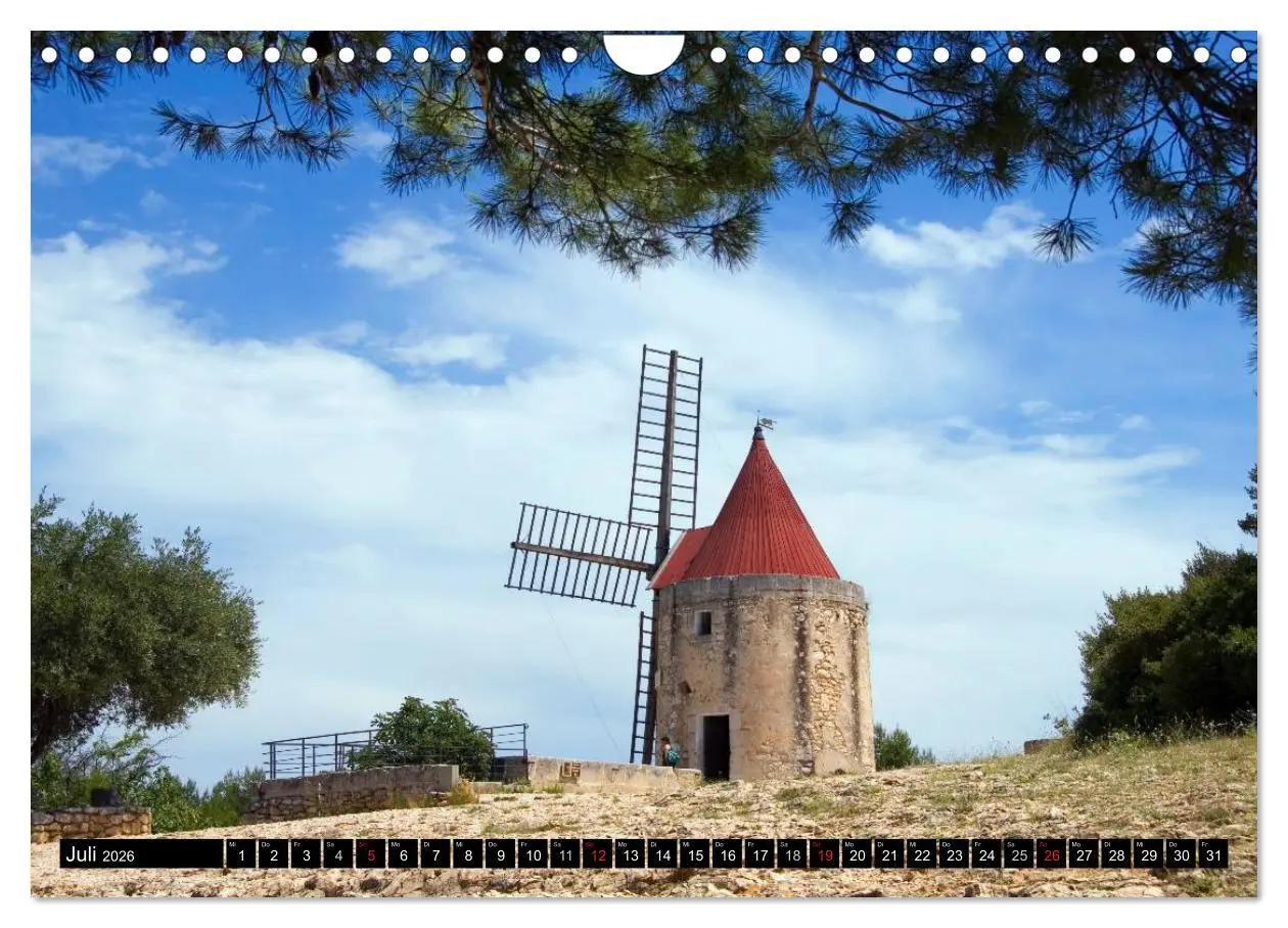 Bild: 9783516224344 | Windmühlen in Europa (Wandkalender 2026 DIN A4 quer), CALVENDO...