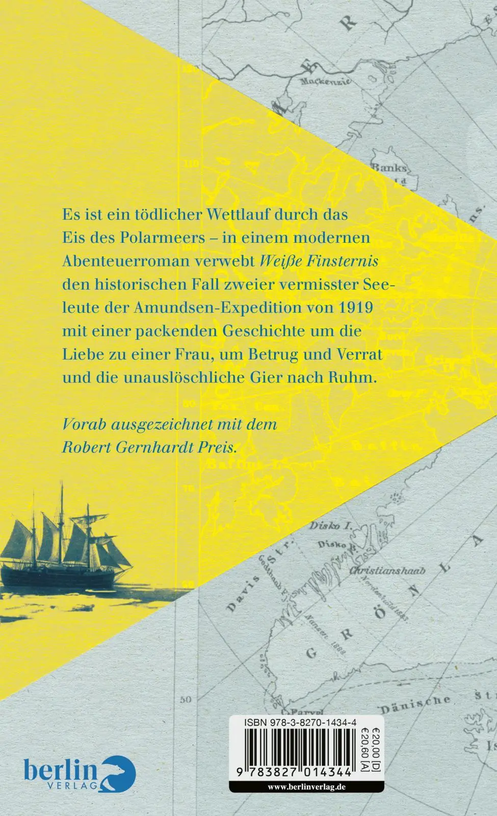 Rückseite: 9783827014344 | Weiße Finsternis | Roman | Florian Wacker | Buch | 304 S. | Deutsch