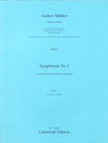 Cover: 9790008024344 | Sinfonia N. 1 Re (Ediz. Critica) (8 ) | Gustav Mahler | Partitur