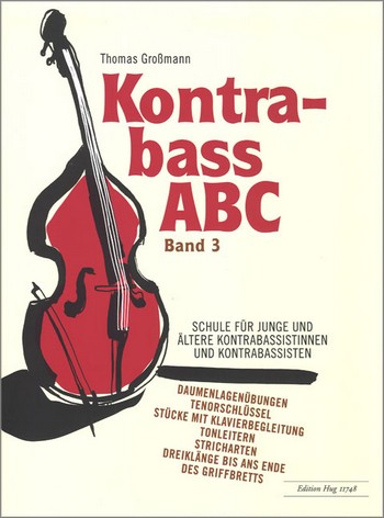 Cover: 9790202824344 | Kontrabass ABC Band 3 | Thomas Großmann | Hug Musikverlage