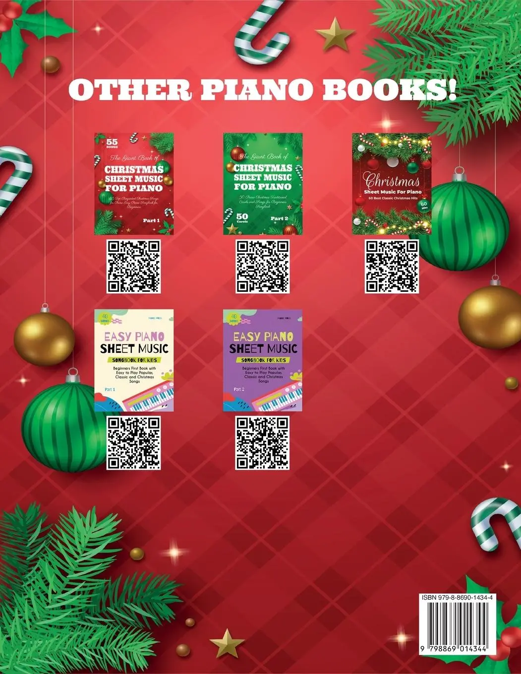 Rückseite: 9798869014344 | The Giant Book of Christmas Sheet Music For Piano | Henry White | Buch
