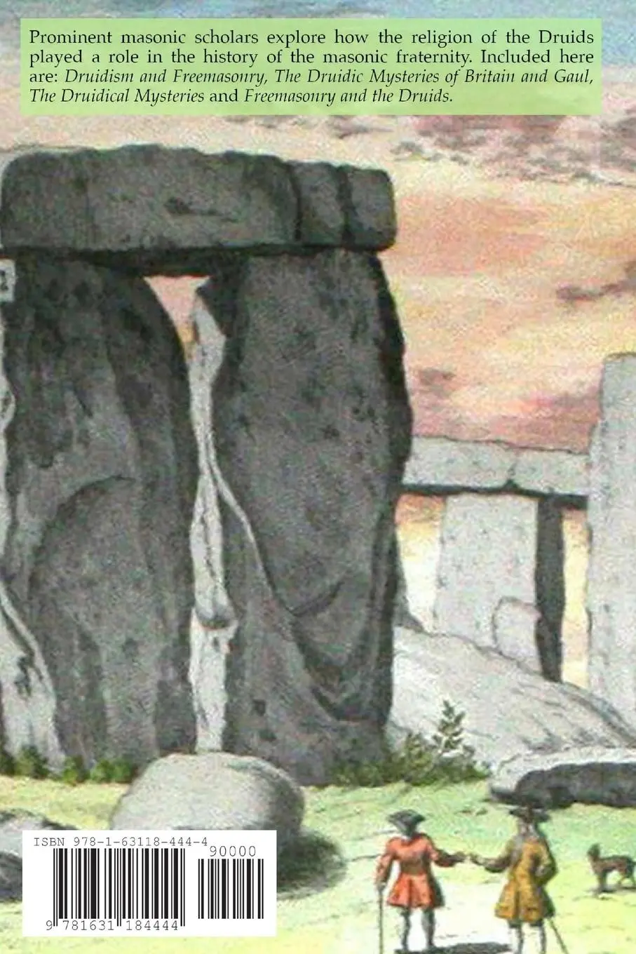 Rückseite: 9781631184444 | The Mysteries of Freemasonry and the Druids | Manly P. Hall (u. a.)