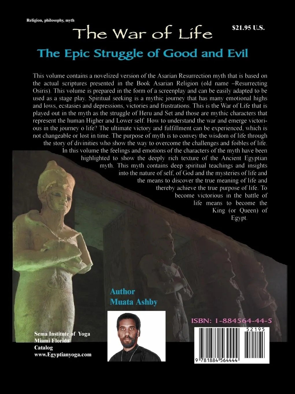 Rückseite: 9781884564444 | The War of Heru and Set | Muata Ashby | Taschenbuch | Englisch | 2006