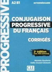 Cover: 9782090384444 | Conjugaison progressive du francais | Corriges debutant A1-A2.1 | Buch