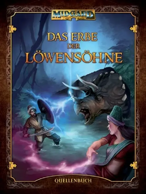 Cover: 9783924714444 | MIDGARD: Das Erbe der Löwensöhne (Hardcover) | Quellenbuch | Fischer