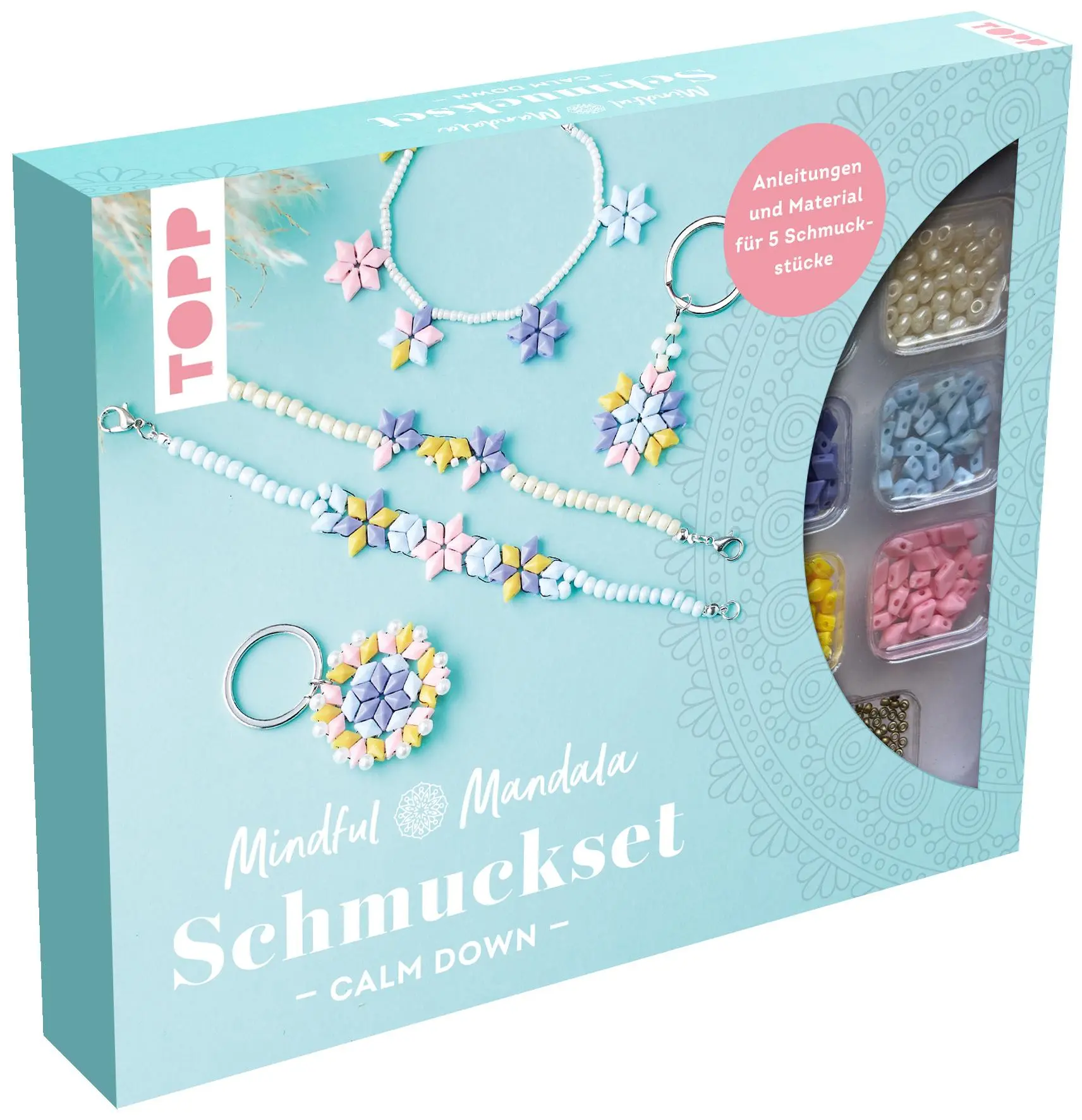 Cover: 4007742184544 | Mindful Mandala - Schmuckset Calm down. Mit Anleitung und Material...