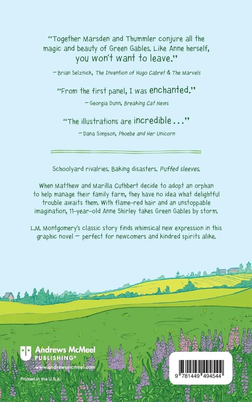 Rückseite: 9781449494544 | Anne of Green Gables | A Graphic Novel | Mariah Marsden | Buch | 2017