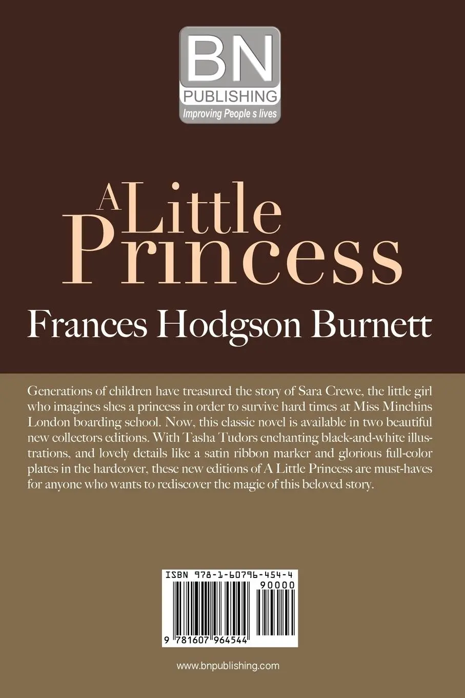 Rückseite: 9781607964544 | A Little Princess | Frances Hodgson Burnett | Taschenbuch | Englisch