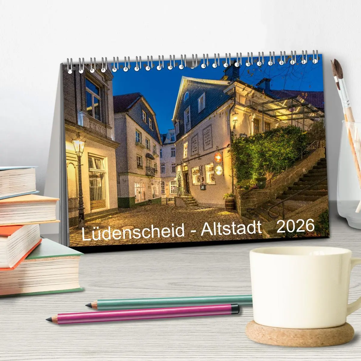 Bild: 9783457804544 | Lüdenscheid - Die Altstadt 2026 (Tischkalender 2026 DIN A5 quer),...
