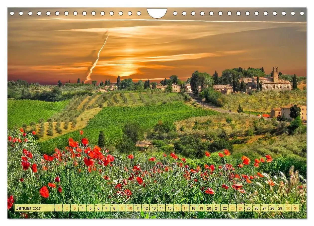 Bild: 9783569914544 | Bühne frei für die Toskana (Wandkalender 2027 DIN A4 quer),...