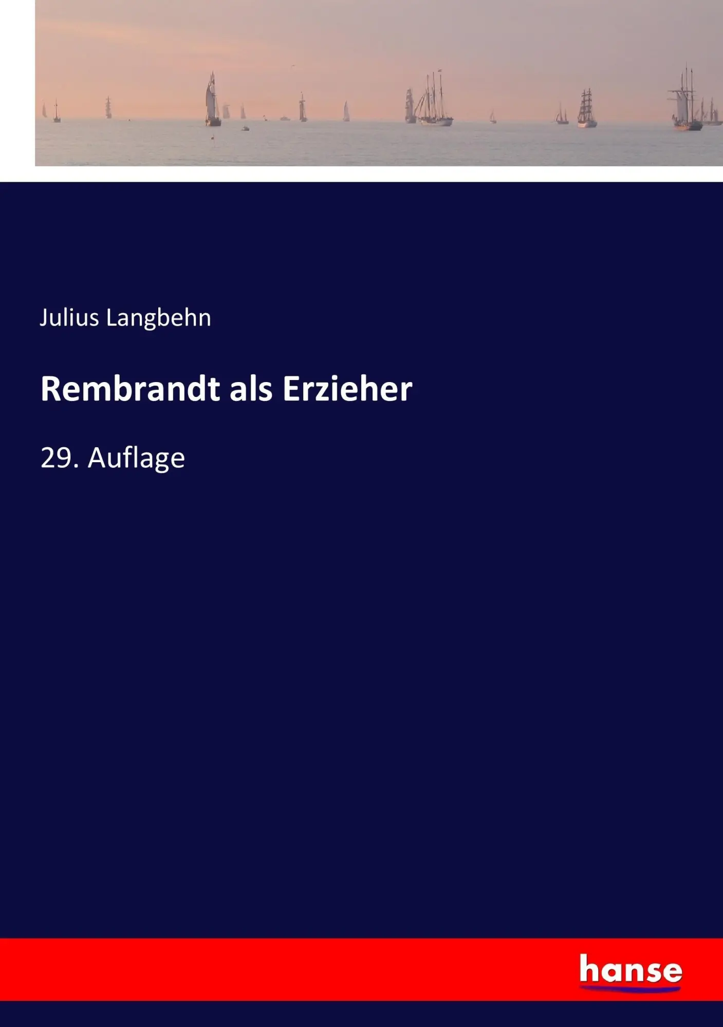 Cover: 9783744694544 | Rembrandt als Erzieher | 29. Auflage | Julius Langbehn | Taschenbuch