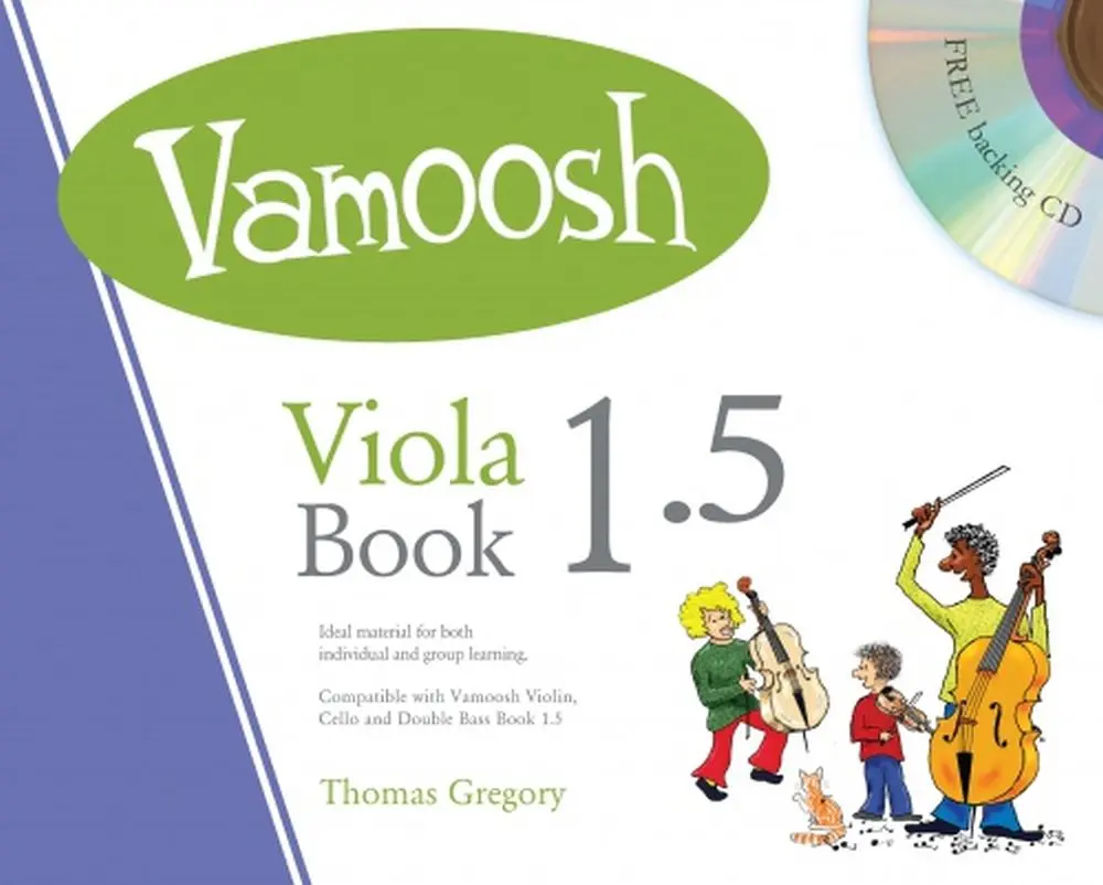 Cover: 9790900234544 | Vamoosh Viola Book 1.5 | Thomas Gregory | Vamoosh | Buch + CD | 2016
