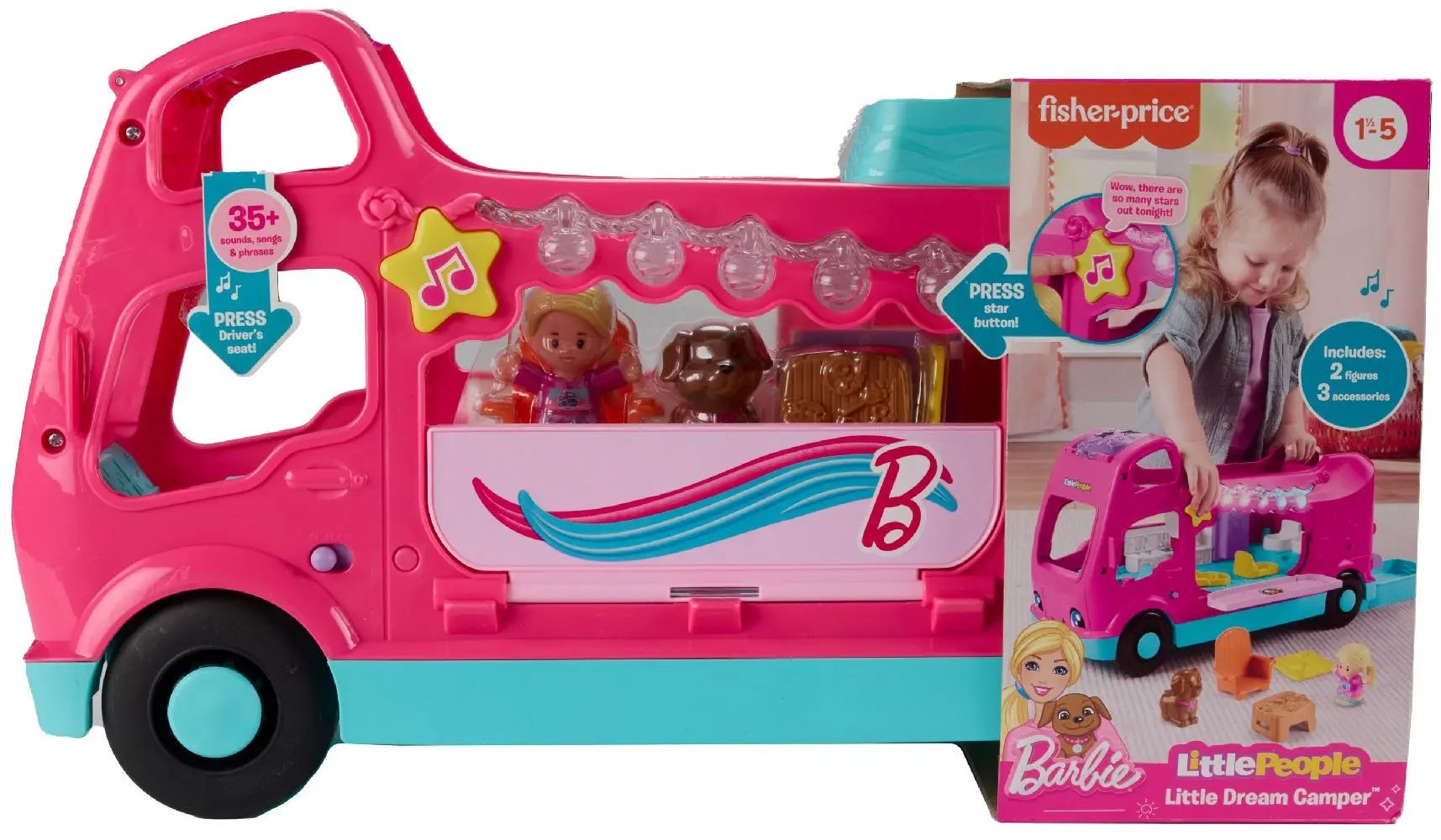 Cover: 194735254644 | Fisher-Price Little People Barbie Dream Camper | Offene Verpackung