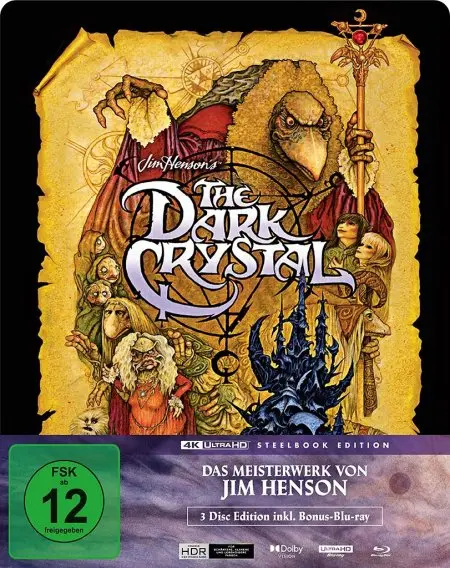 Der dunkle Kristall,1 4K UHD-Blu-ray + 2 Blu-ray (Steelbook)