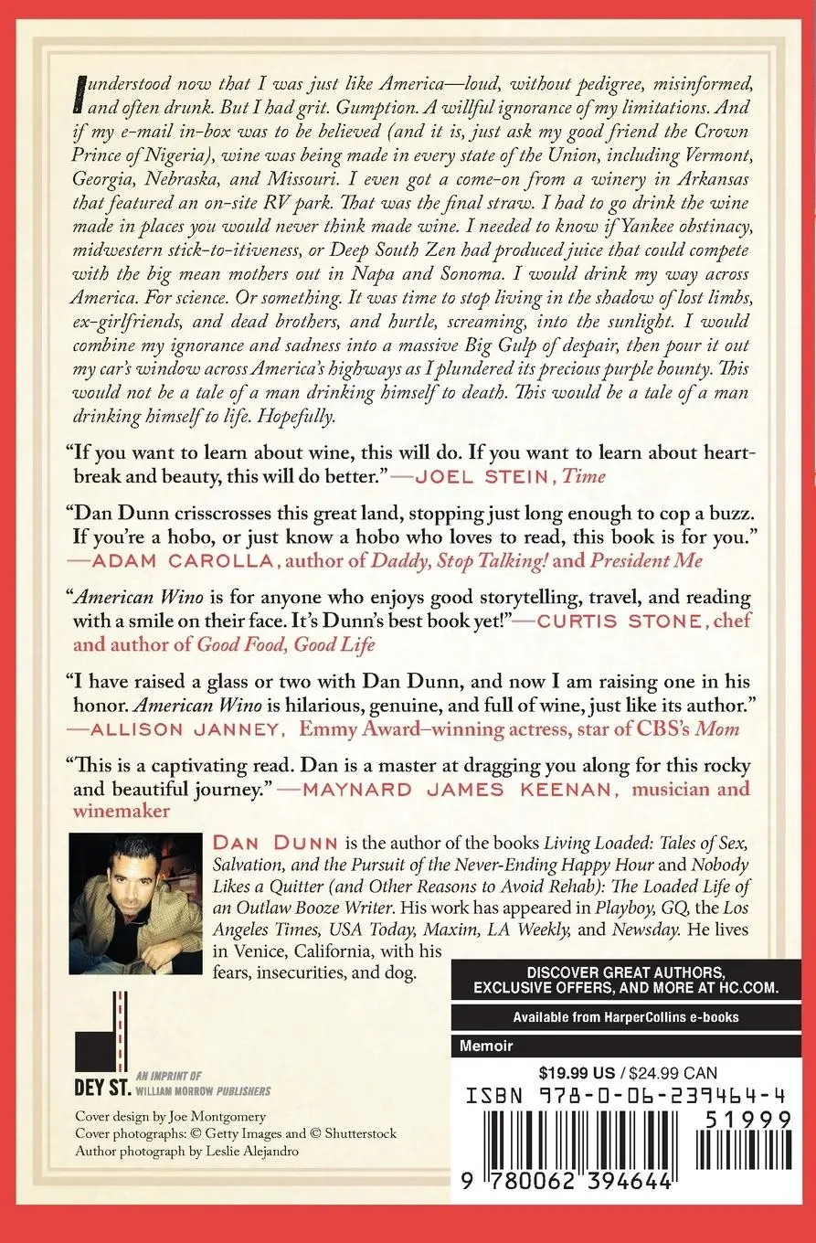 Rückseite: 9780062394644 | American Wino | Dan Dunn | Taschenbuch | Kartoniert / Broschiert