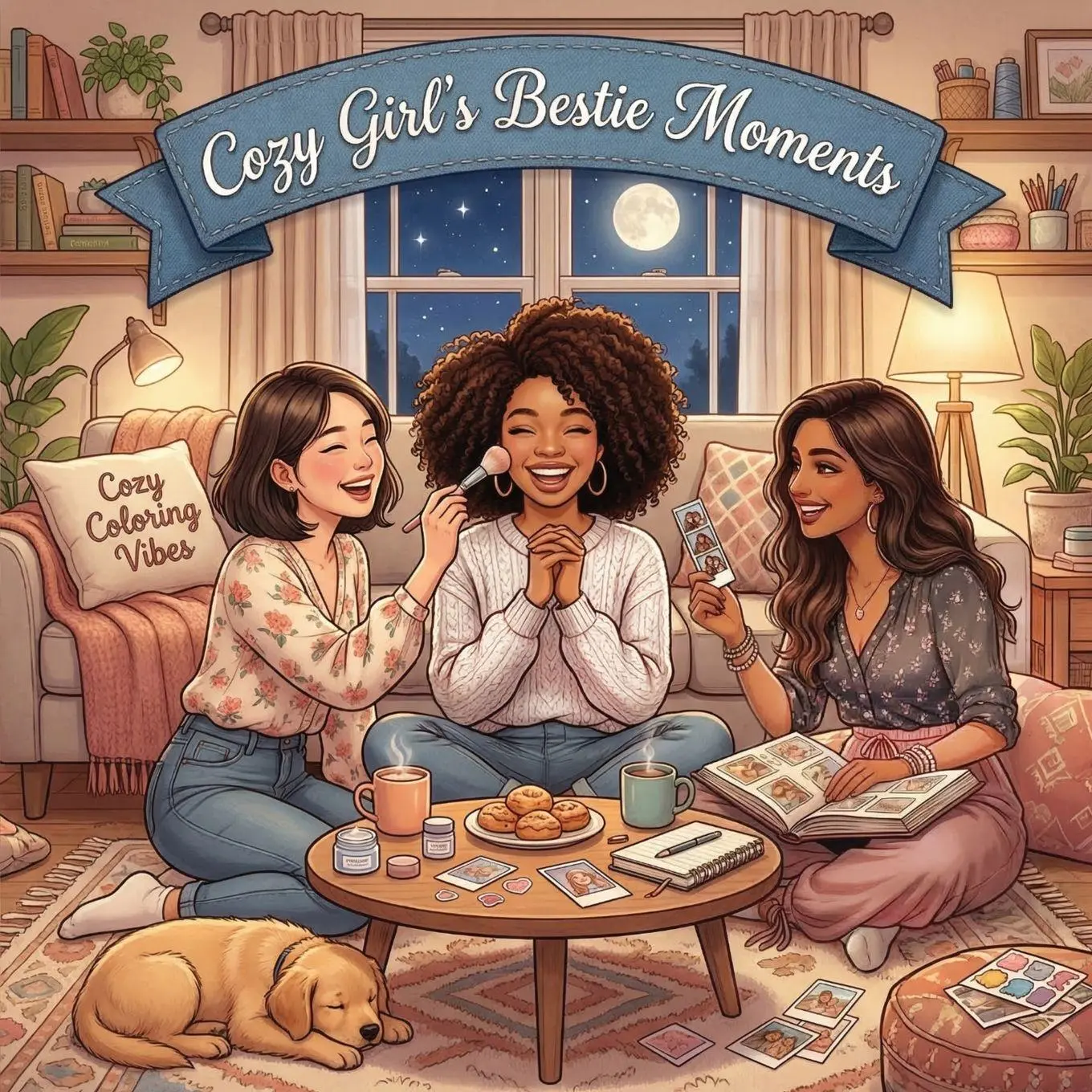Cover: 9781965964644 | Cozy Girl's Bestie Moments | Cozy Coloring Vibes | Taschenbuch | 2026
