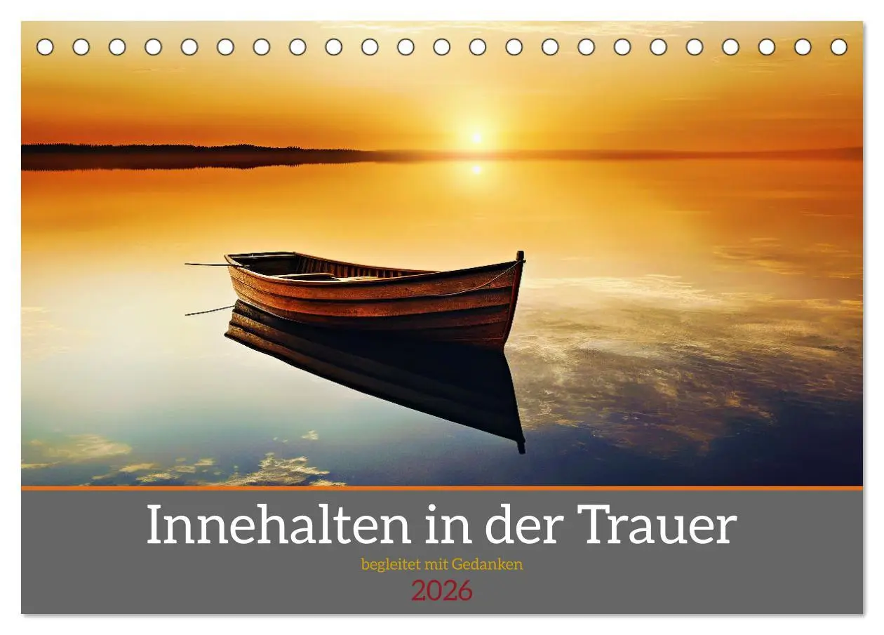 Cover: 9783457274644 | Innehalten in der Trauer - begleitet mit Gedanken (Tischkalender...