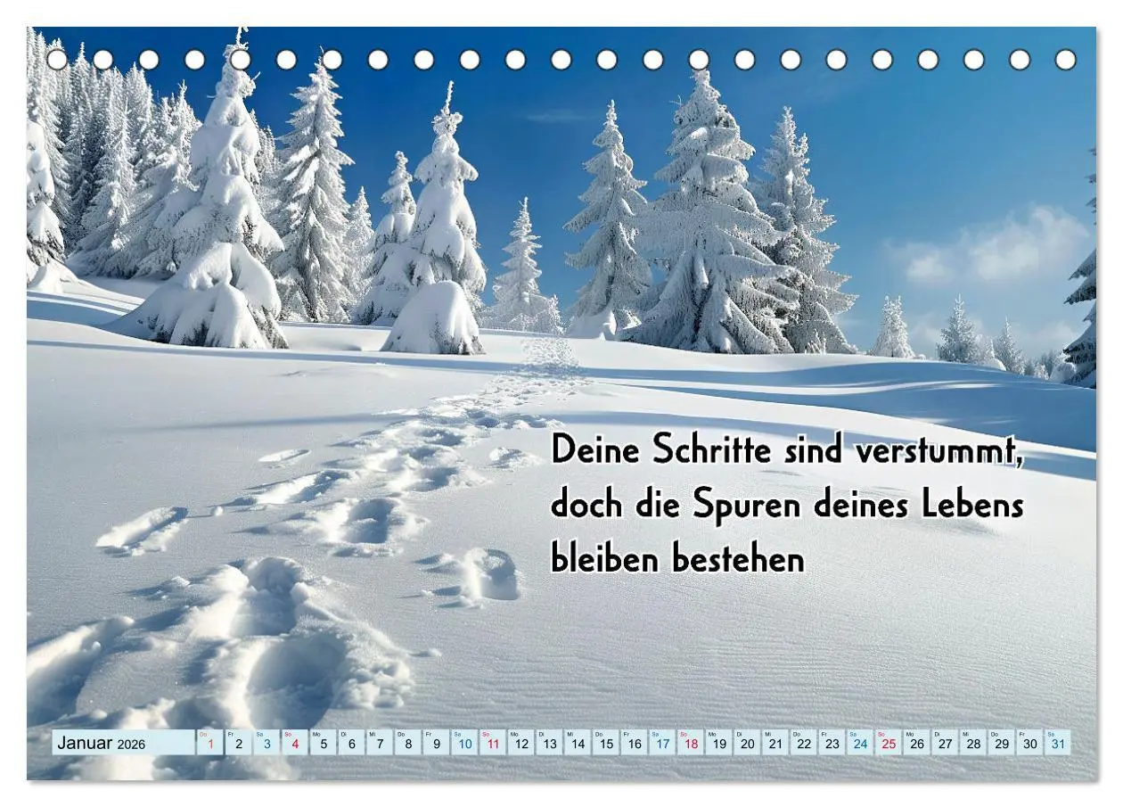 Bild: 9783457274644 | Innehalten in der Trauer - begleitet mit Gedanken (Tischkalender...
