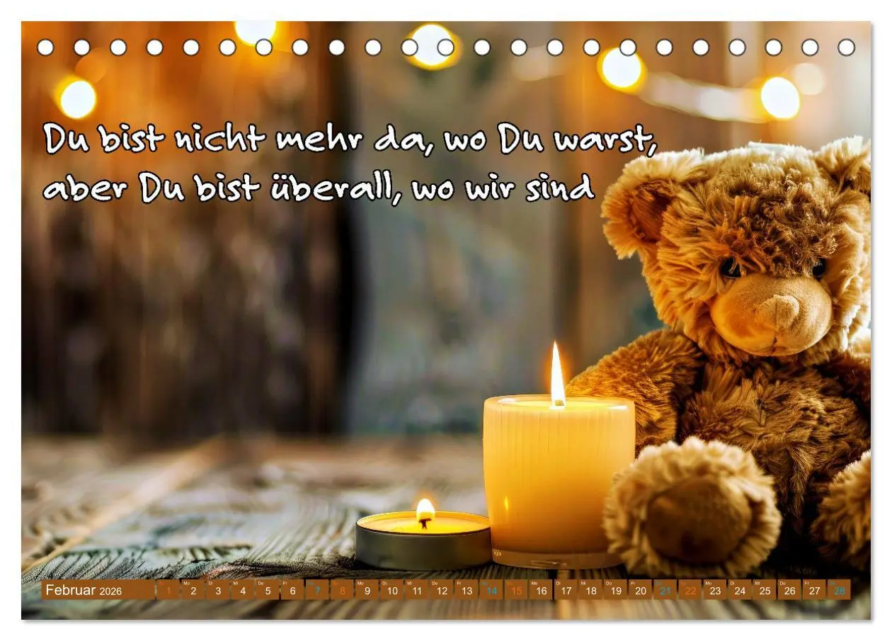 Bild: 9783457274644 | Innehalten in der Trauer - begleitet mit Gedanken (Tischkalender...