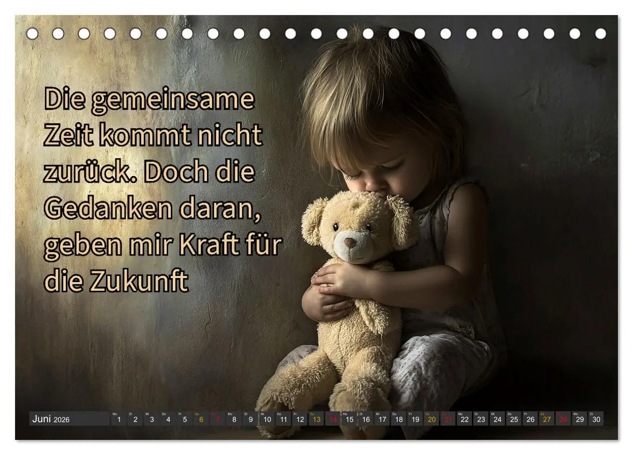 Bild: 9783457274644 | Innehalten in der Trauer - begleitet mit Gedanken (Tischkalender...