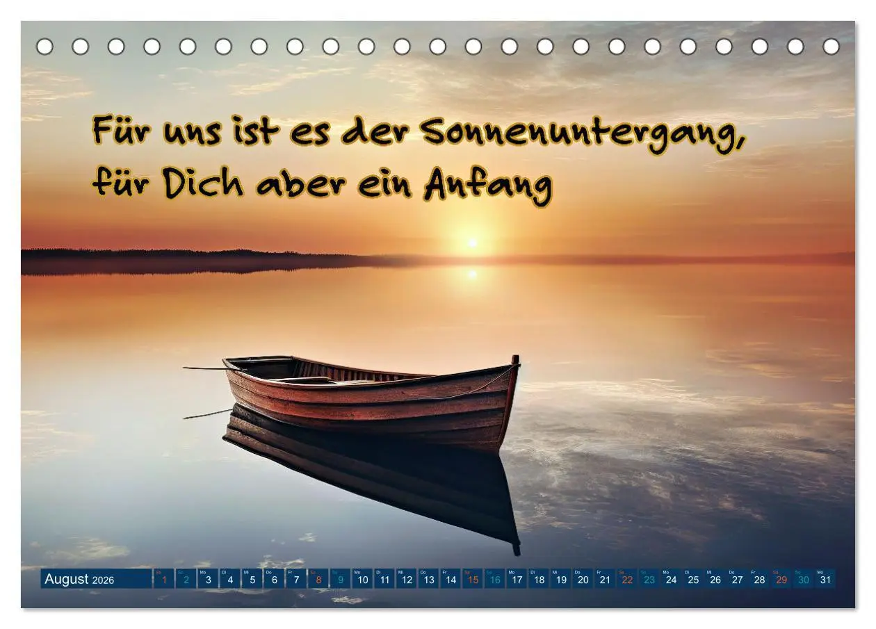 Bild: 9783457274644 | Innehalten in der Trauer - begleitet mit Gedanken (Tischkalender...