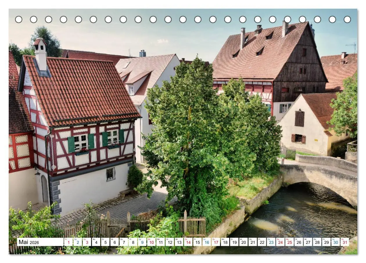 Bild: 9783457894644 | Nördlingen - Eine runde Sache (Tischkalender 2026 DIN A5 quer),...