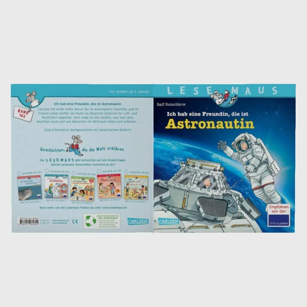 Bild: 9783551084644 | LESEMAUS 162: Ich hab eine Freundin, die ist Astronautin | Butschkow