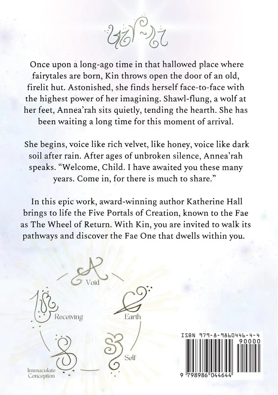 Rückseite: 9798986044644 | Annea'rah Speaks | A Tale of Creation as Told by the Fae | Hall | Buch