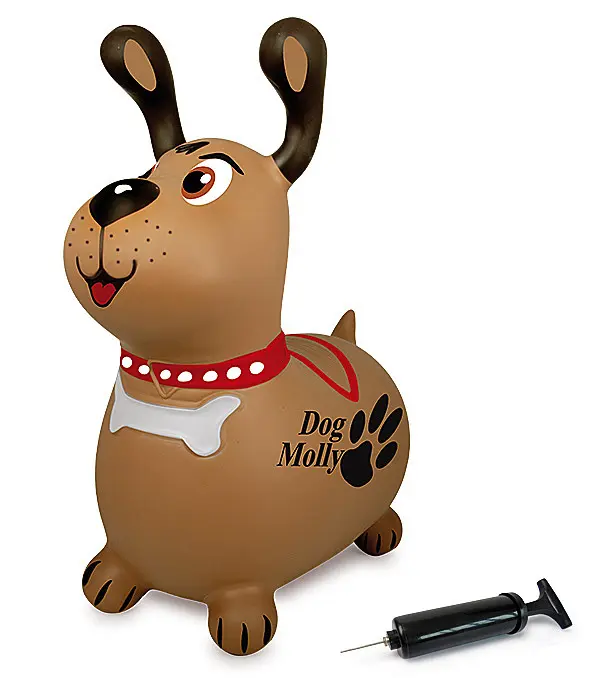 Bild: 4042774474744 | Hüpftier Dog Molly mit Pumpe | 466005 | Deutsch | 2025 | Jamara