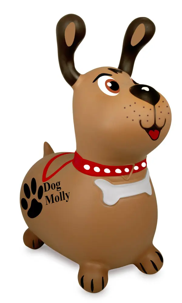 Bild: 4042774474744 | Hüpftier Dog Molly mit Pumpe | 466005 | Deutsch | 2025 | Jamara