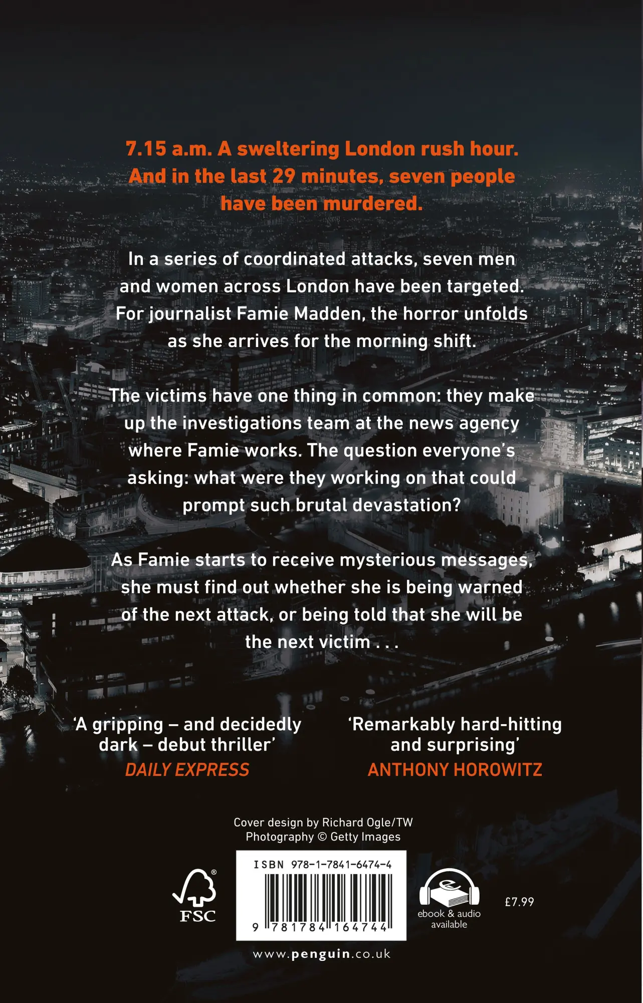 Rückseite: 9781784164744 | Knife Edge | the gripping Sunday Times bestseller | Simon Mayo | Buch