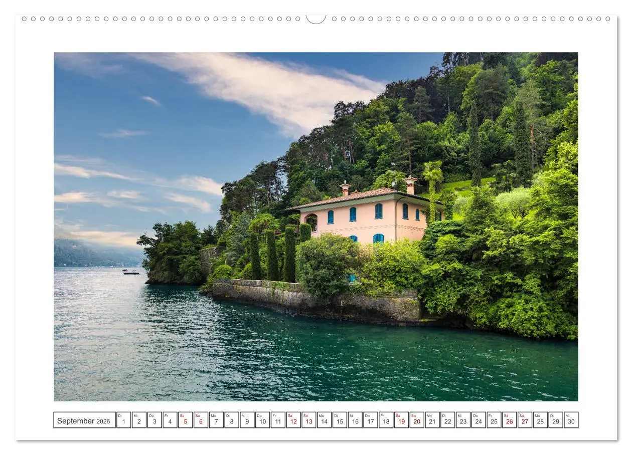 Bild: 9783457334744 | Traumziele am Comer See (hochwertiger Premium Wandkalender 2026 DIN...