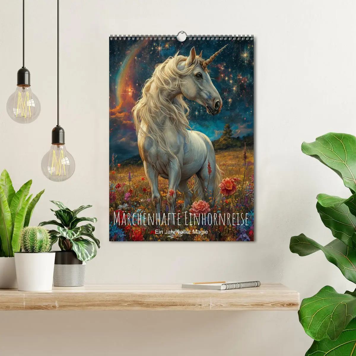 Bild: 9783516284744 | Märchenhafte Einhornreise - Ein Jahr voller Magie (Wandkalender...