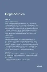 Cover: 9783787314744 | Hegel-Studien / Hegel-Studien | Otto Pöggeler (u. a.) | Taschenbuch