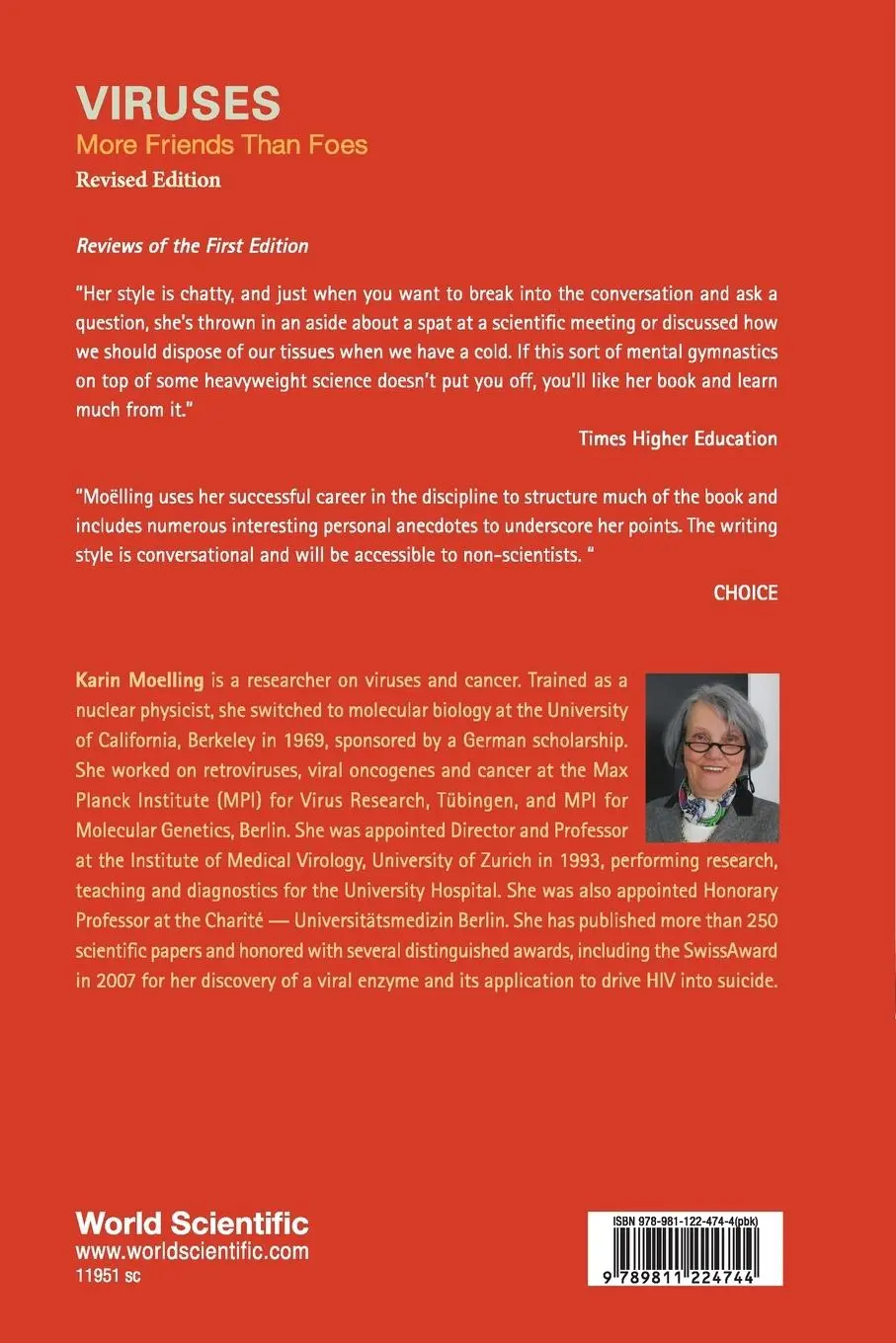 Rückseite: 9789811224744 | VIRUSES | MORE FRIEND .. (2ND ED) | Karin Moelling | Taschenbuch