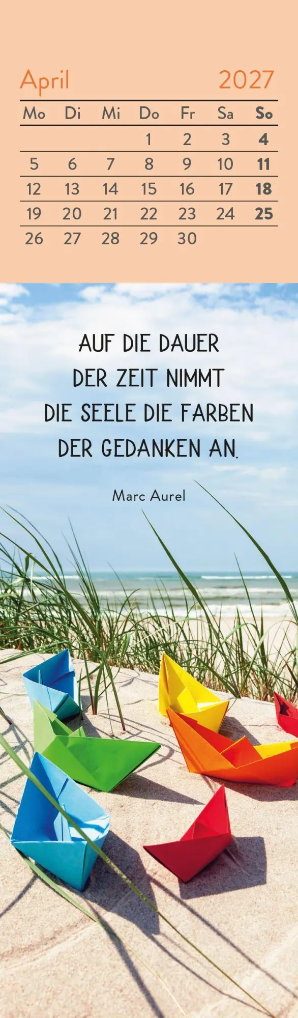 Bild: 4036442014844 | Lesezeichenkalender 2027: Ein wenig Zeit für dich | Groh Verlag | 2027