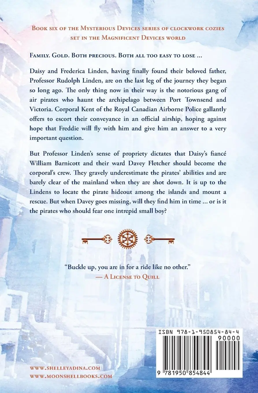 Rückseite: 9781950854844 | The Professor Wore Prussian Blue | A steampunk adventure mystery